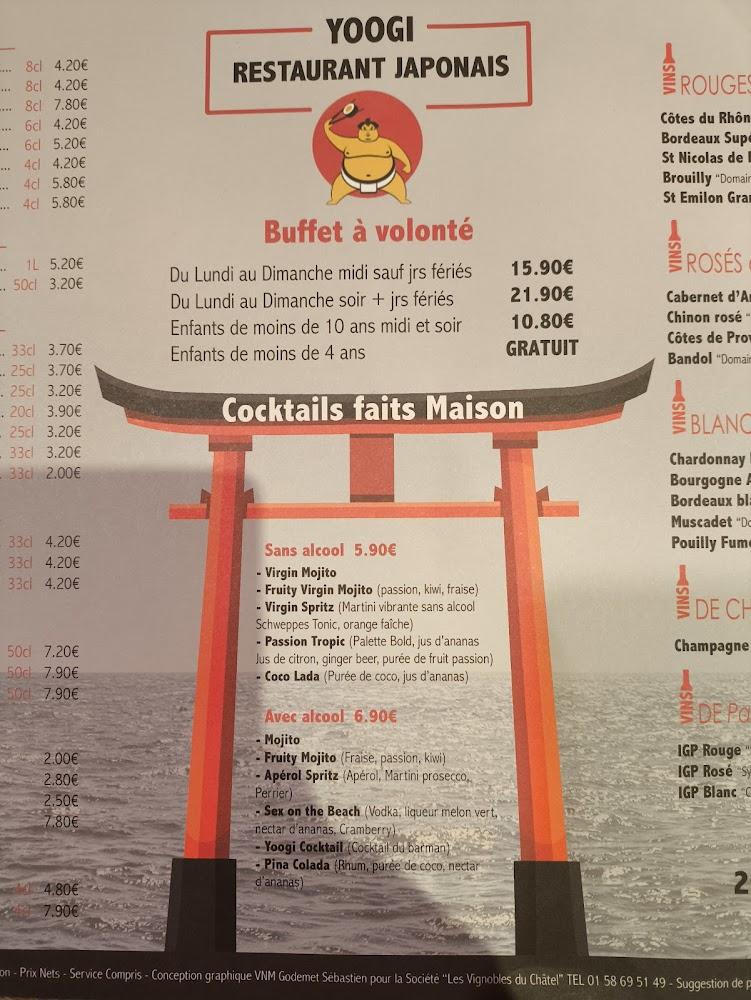 YOOGI - Menu Image 2